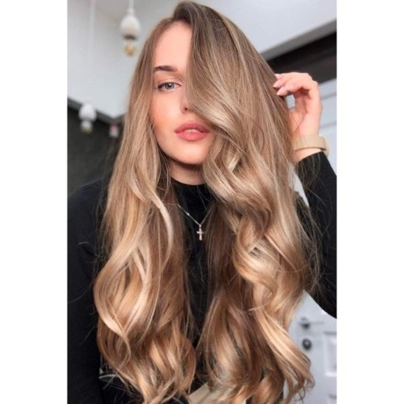 Ash Gray Blonde Wavy Middle Part Lace Wigs - Picture 1 of 7